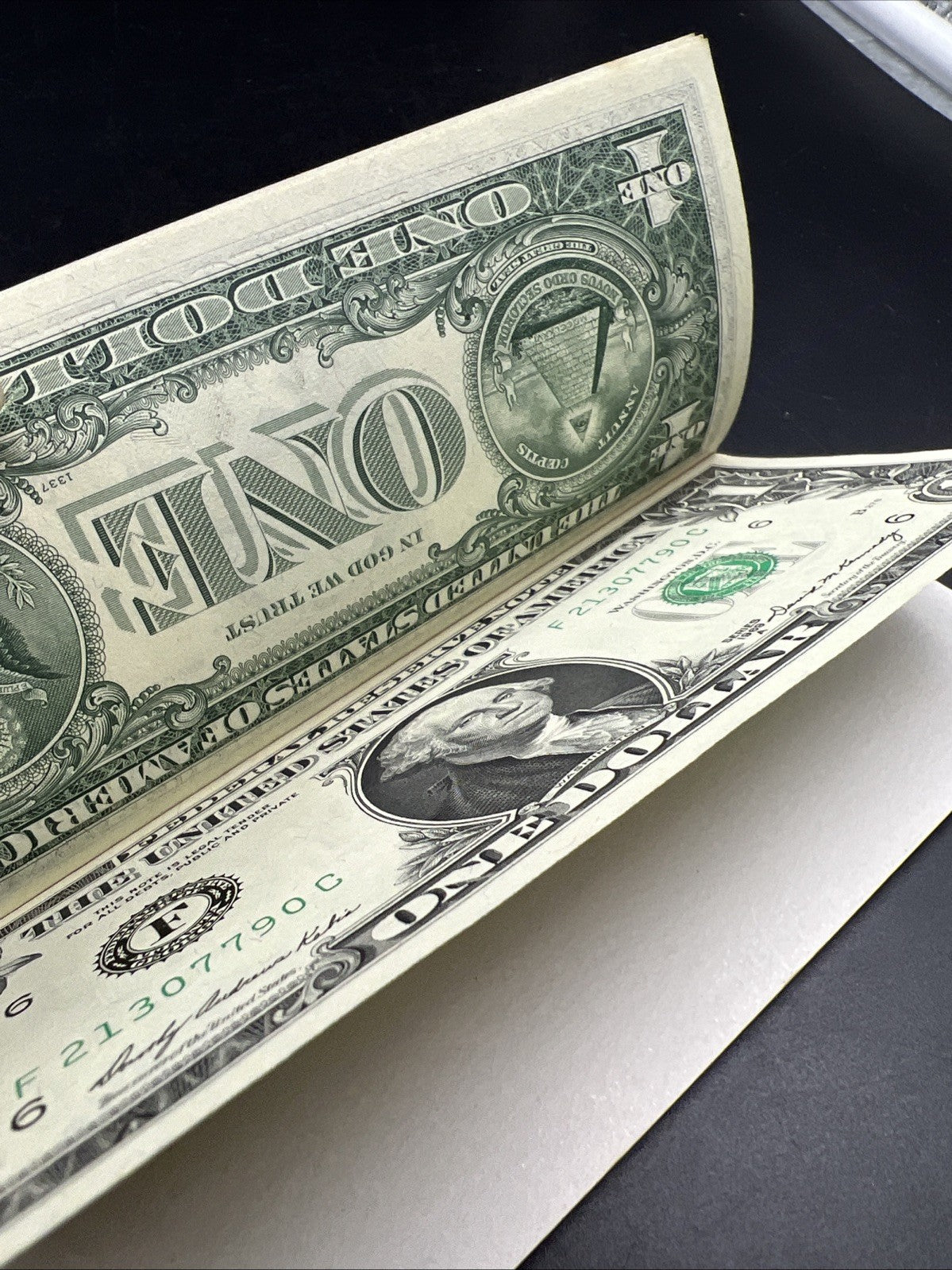 4 Consecutive 1969 B FRN Federal Reserve Note Currency Bill UNC Details Binded