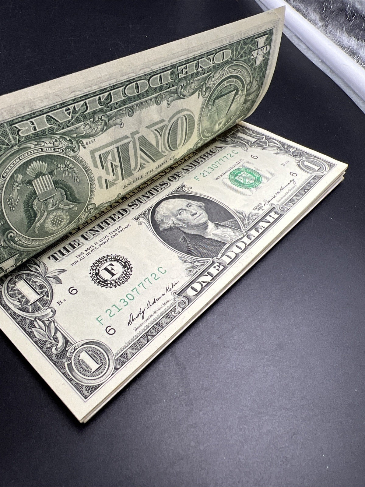 10 Consecutive 1969 B FRN Federal Reserve Note Currency Bills UNC Details Binded