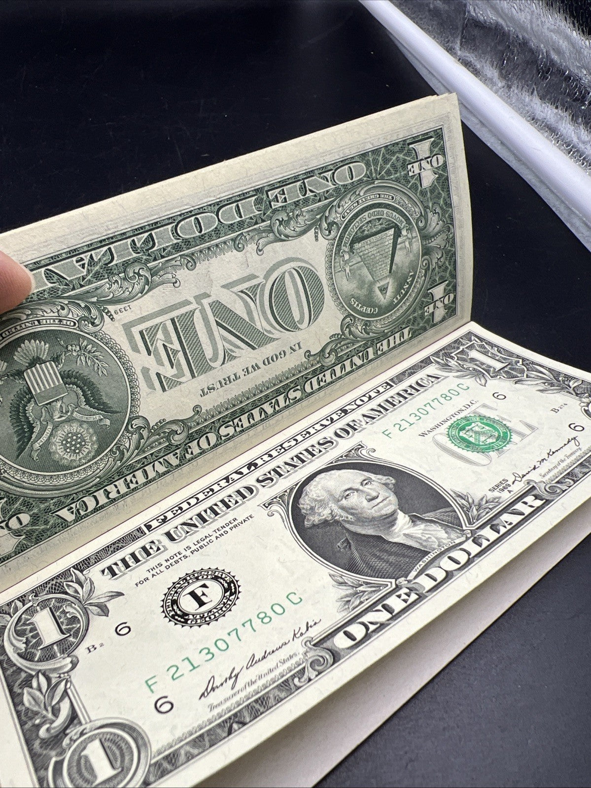 10 Consecutive 1969 B FRN Federal Reserve Note Currency Bills UNC Details Binded