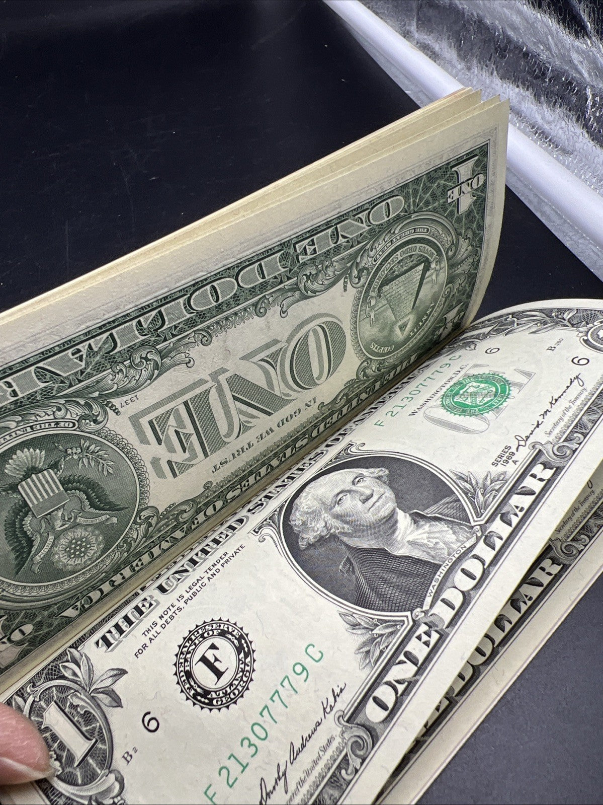 10 Consecutive 1969 B FRN Federal Reserve Note Currency Bills UNC Details Binded