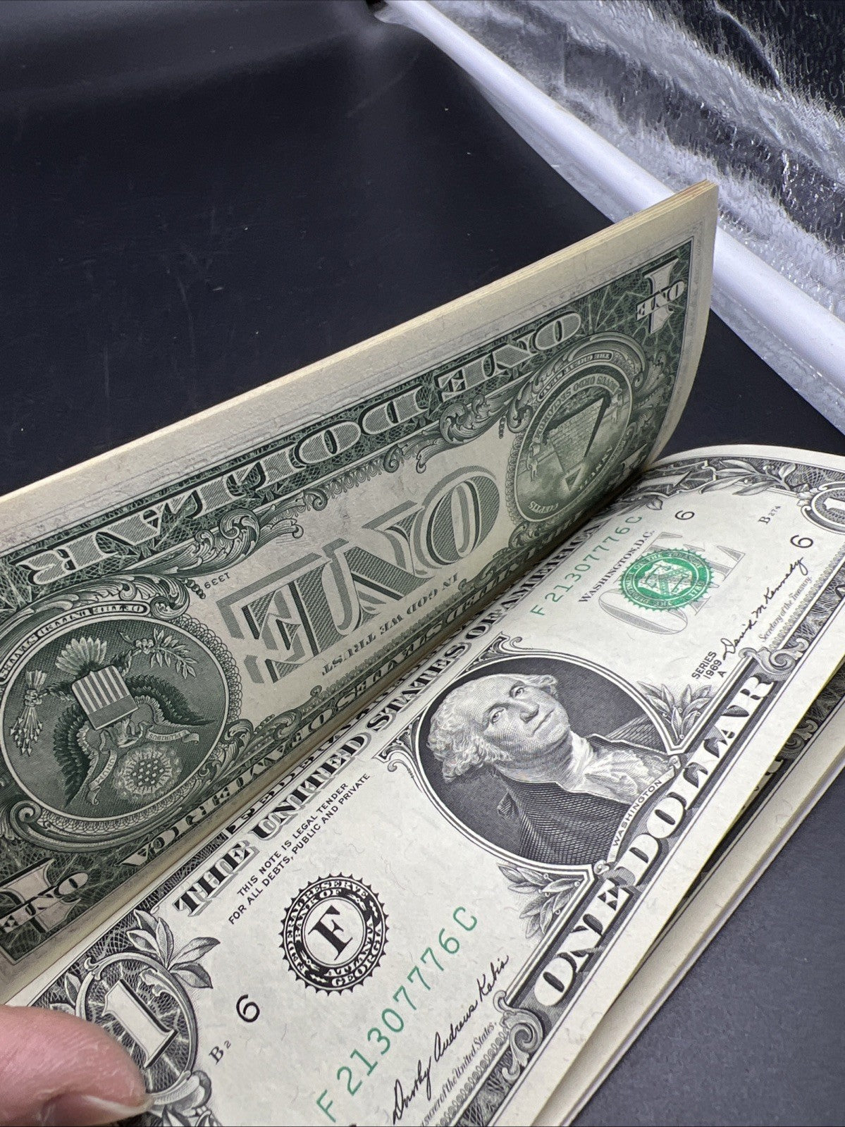 10 Consecutive 1969 B FRN Federal Reserve Note Currency Bills UNC Details Binded