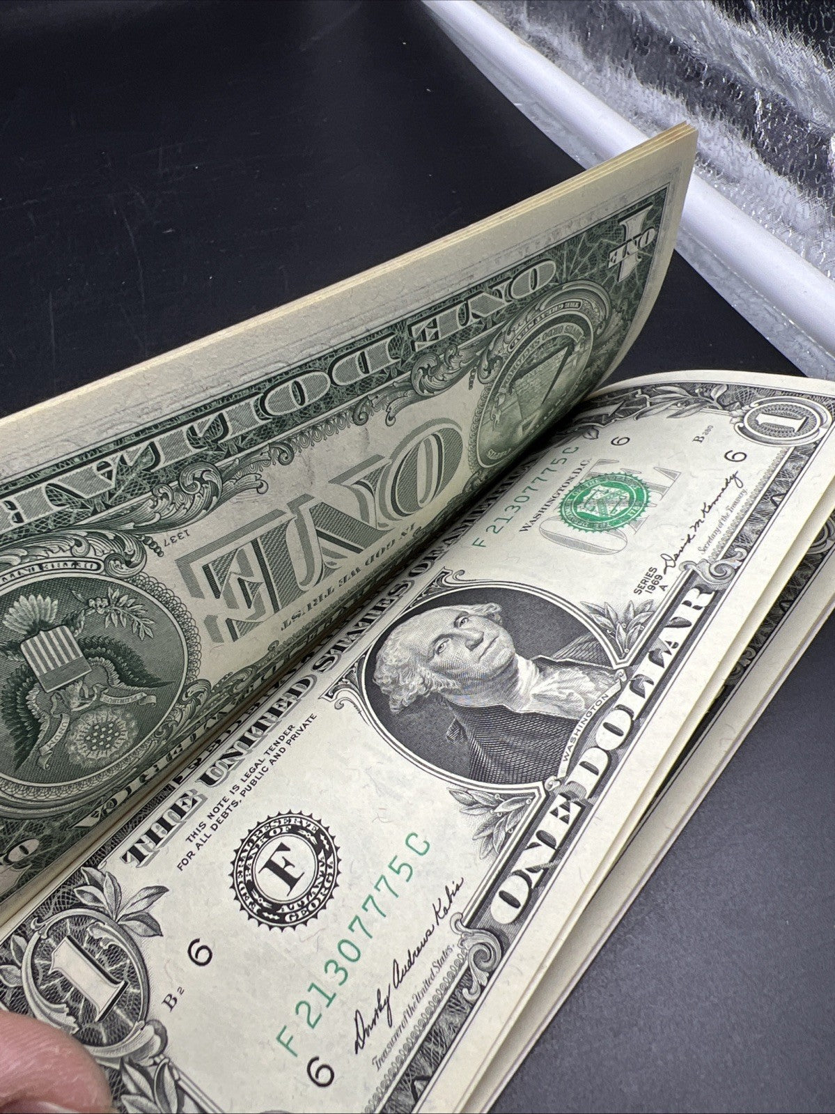 10 Consecutive 1969 B FRN Federal Reserve Note Currency Bills UNC Details Binded