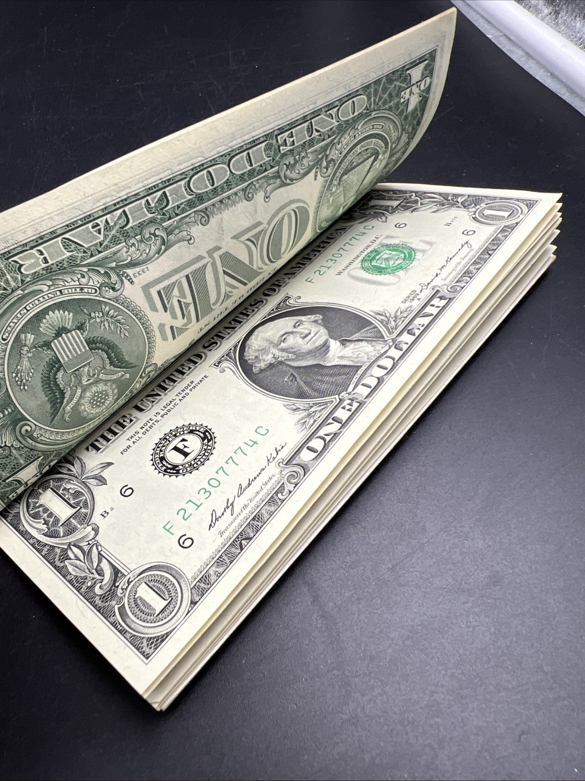 10 Consecutive 1969 B FRN Federal Reserve Note Currency Bills UNC Details Binded