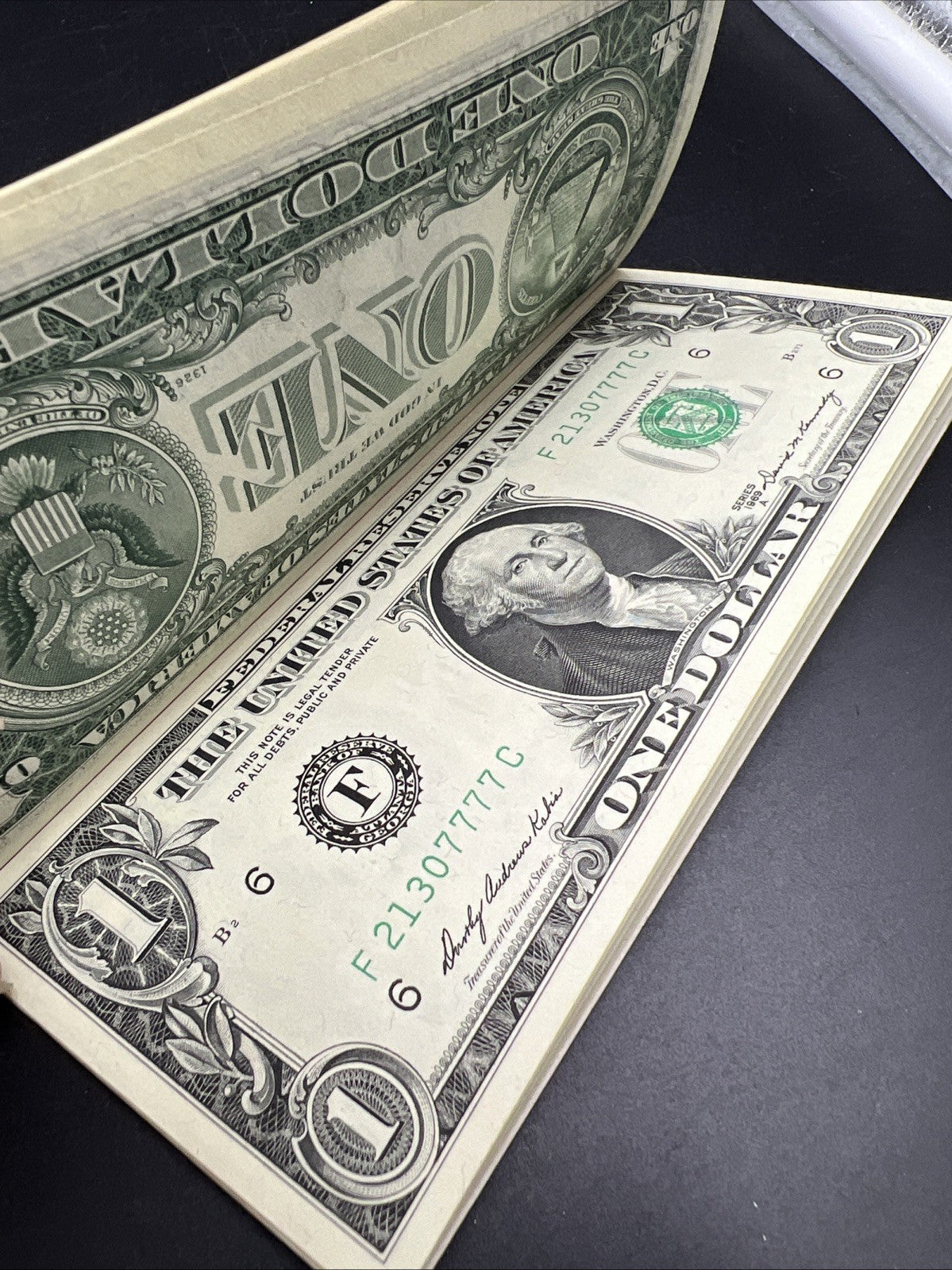 10 Consecutive 1969 B FRN Federal Reserve Note Currency Bills UNC Details Binded