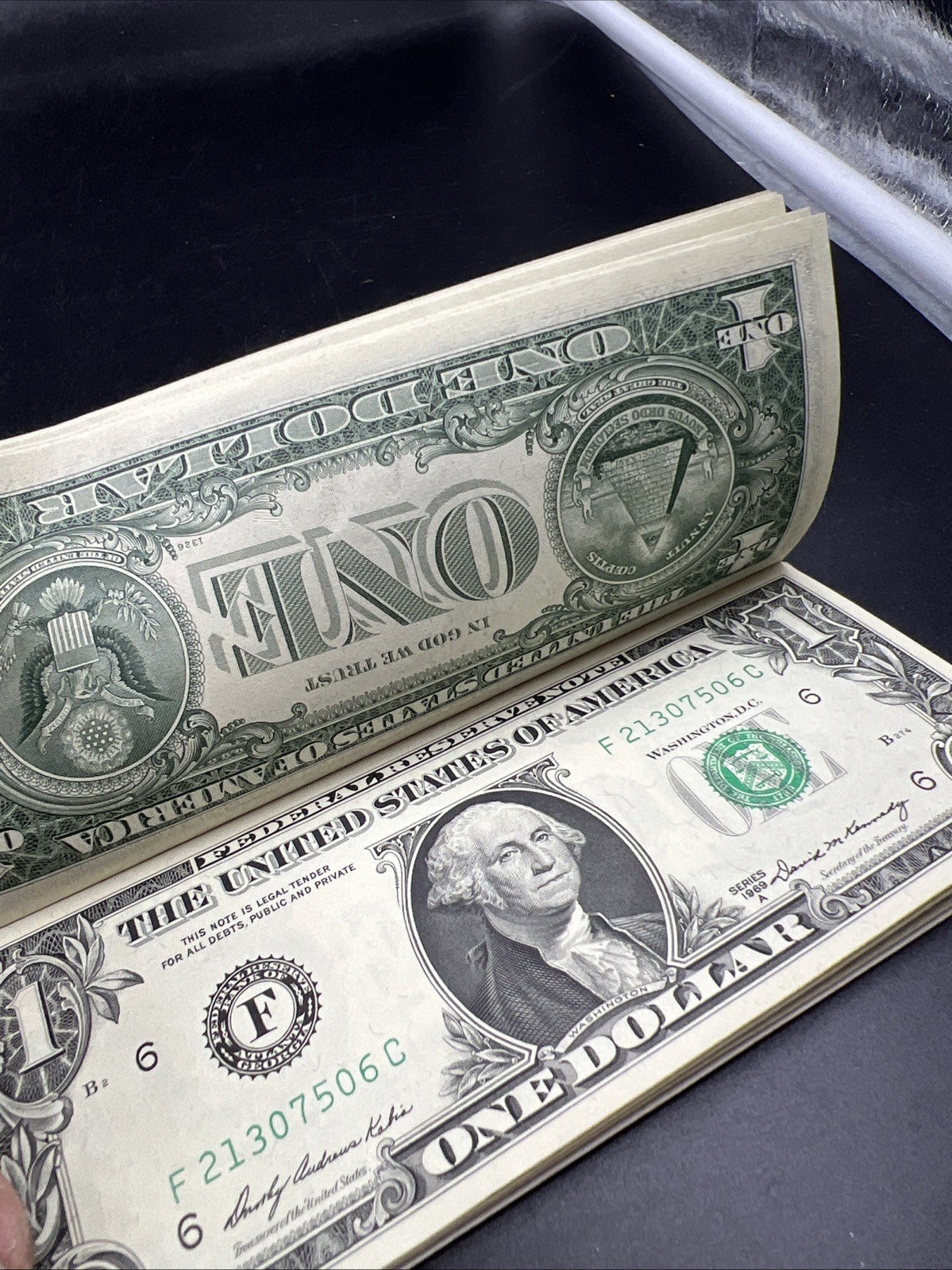 10 Consecutive 1969 B FRN Federal Reserve Note Currency Bills UNC Details SKU#B