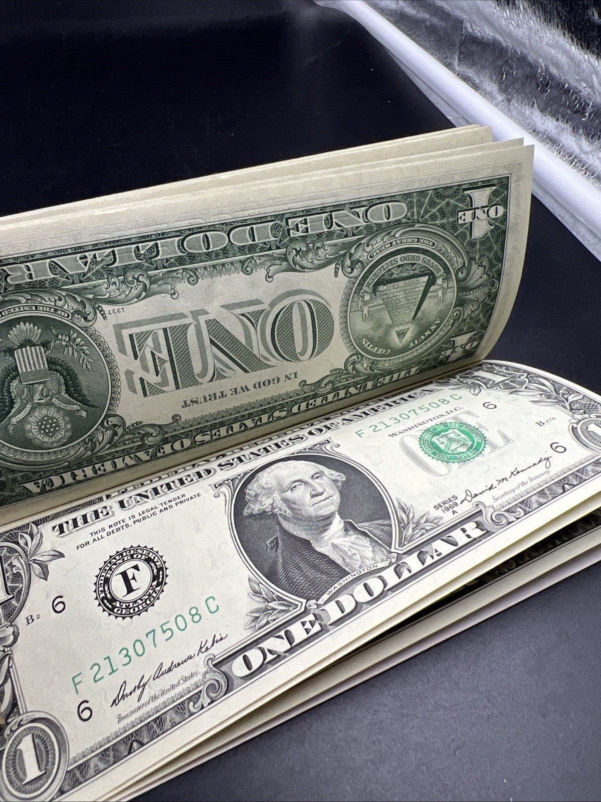 10 Consecutive 1969 B FRN Federal Reserve Note Currency Bills UNC Details SKU#B