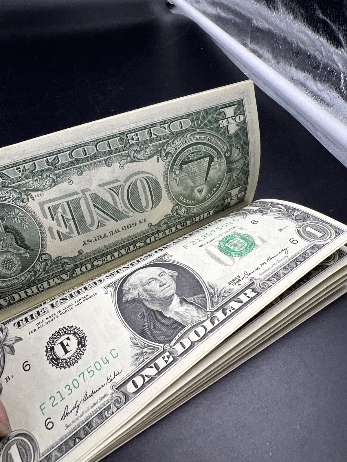 10 Consecutive 1969 B FRN Federal Reserve Note Currency Bills UNC Details SKU#B