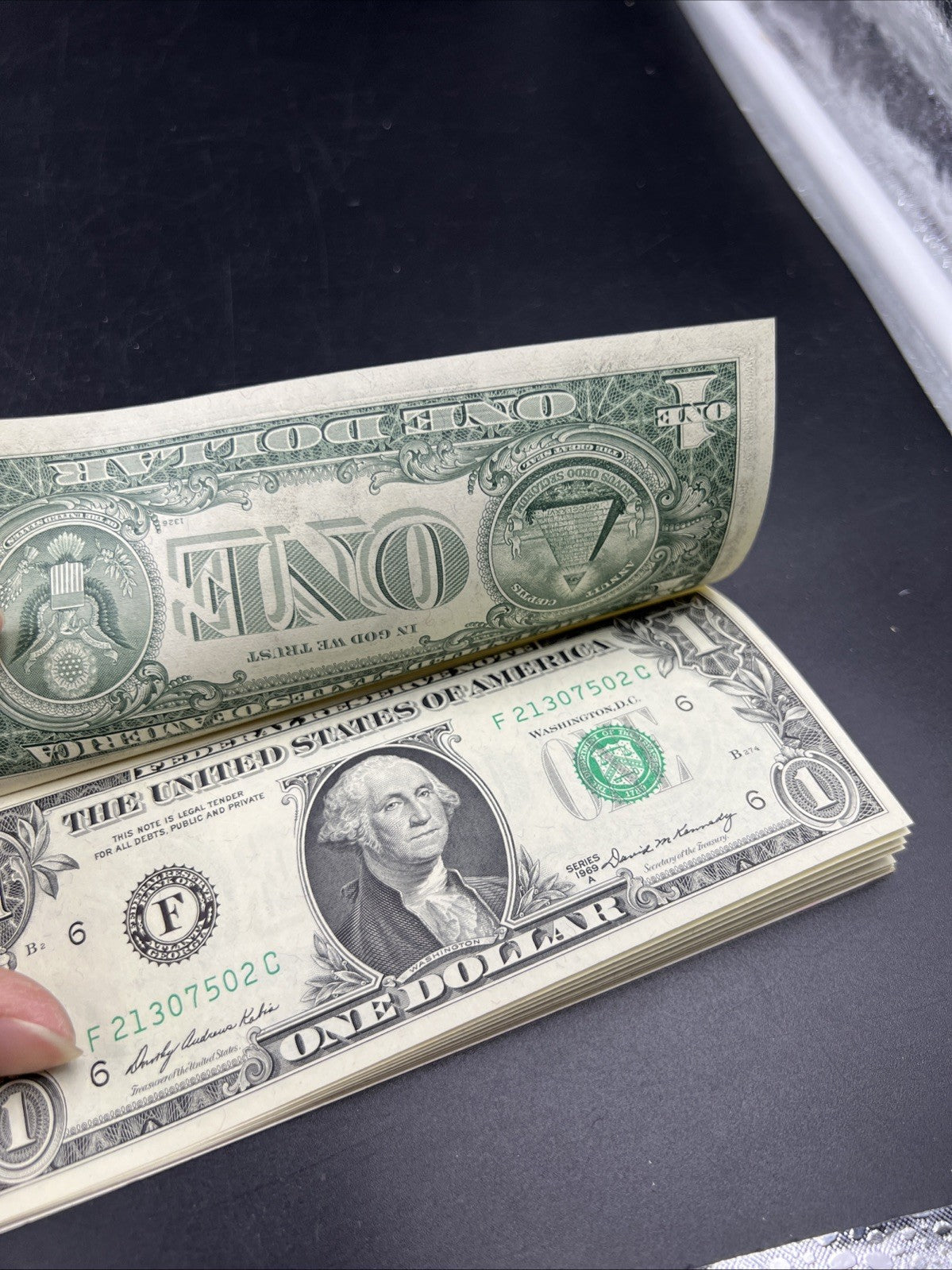 10 Consecutive 1969 B FRN Federal Reserve Note Currency Bills UNC Details SKU#B