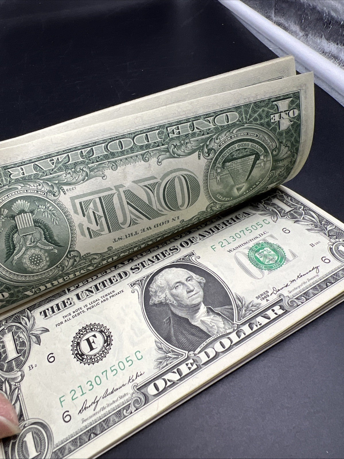 10 Consecutive 1969 B FRN Federal Reserve Note Currency Bills UNC Details SKU#B