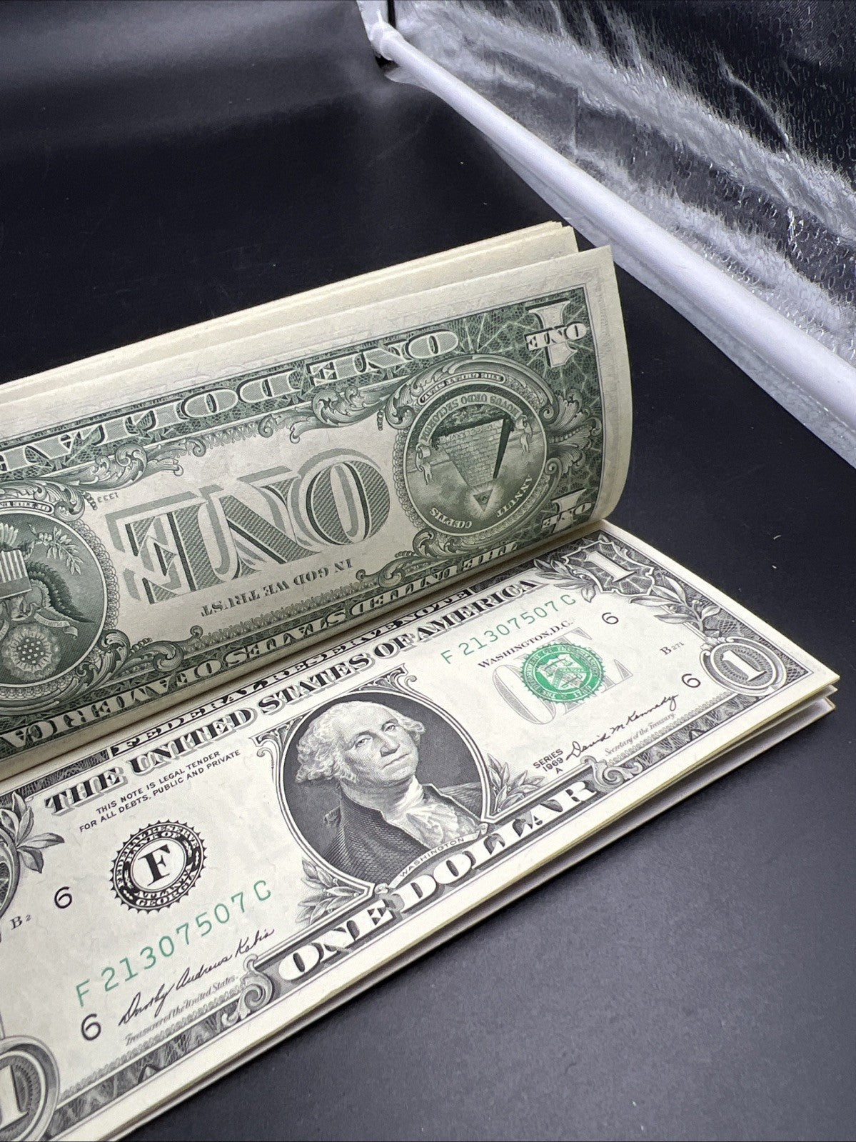 10 Consecutive 1969 B FRN Federal Reserve Note Currency Bills UNC Details SKU#B