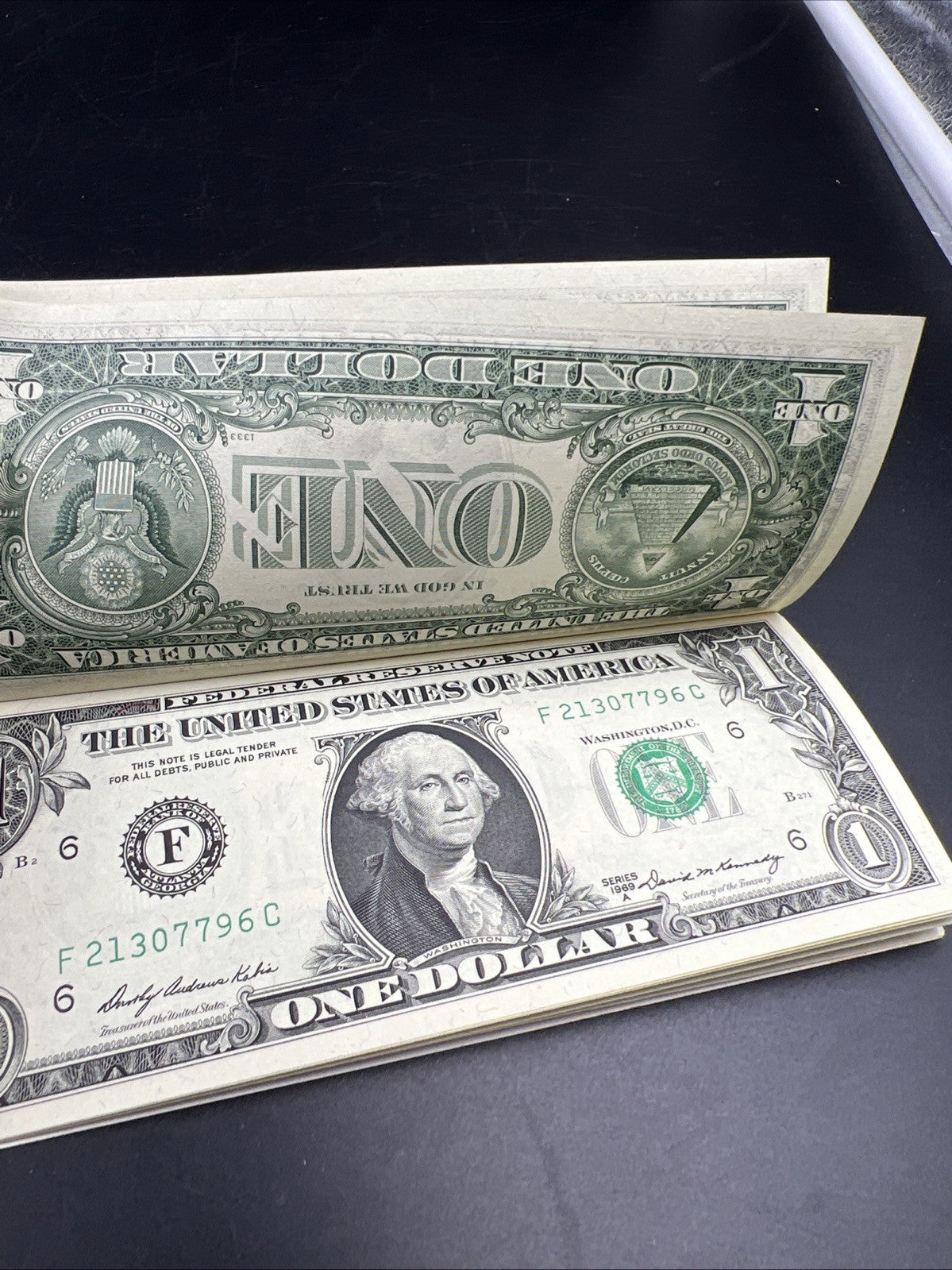 10 Consecutive 1969 B FRN Federal Reserve Note Currency Bills UNC Details SKU#C