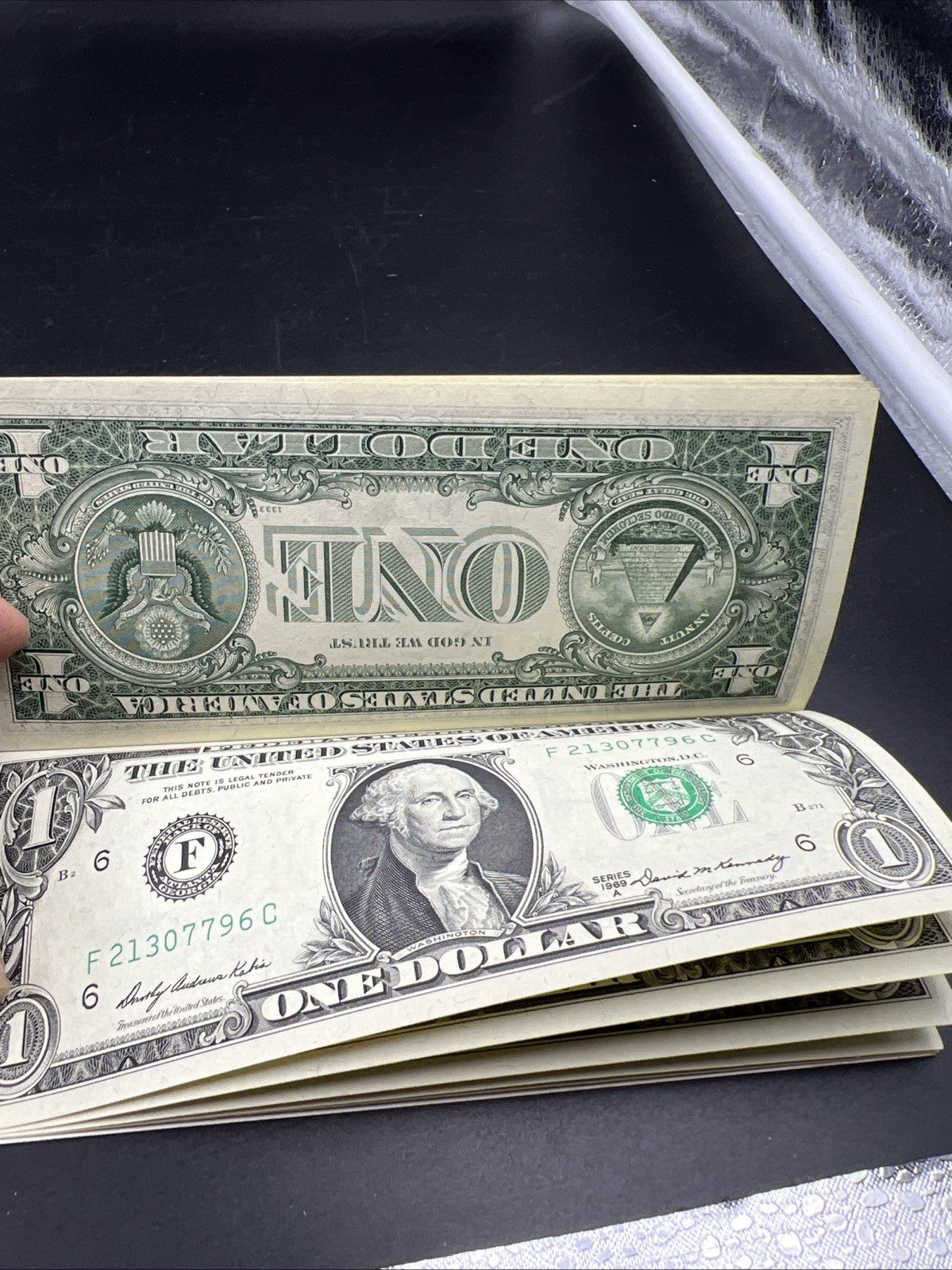 10 Consecutive 1969 B FRN Federal Reserve Note Currency Bills UNC Details SKU#C