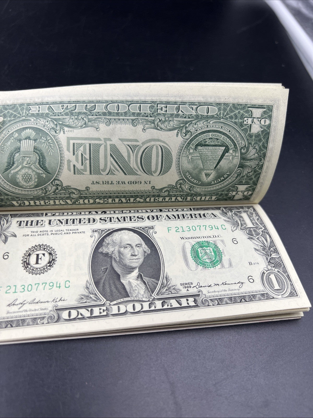 10 Consecutive 1969 B FRN Federal Reserve Note Currency Bills UNC Details SKU#C