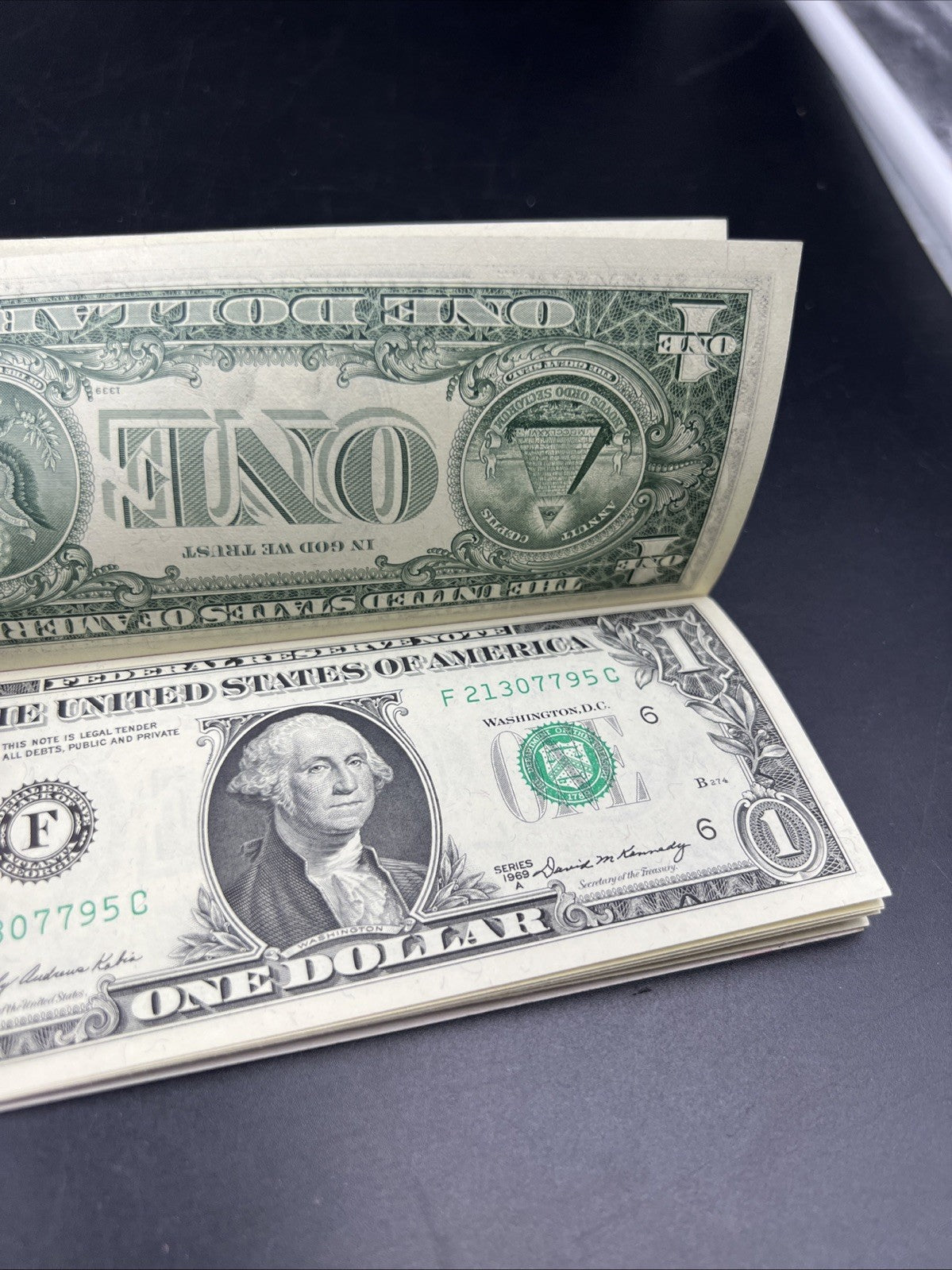 10 Consecutive 1969 B FRN Federal Reserve Note Currency Bills UNC Details SKU#C