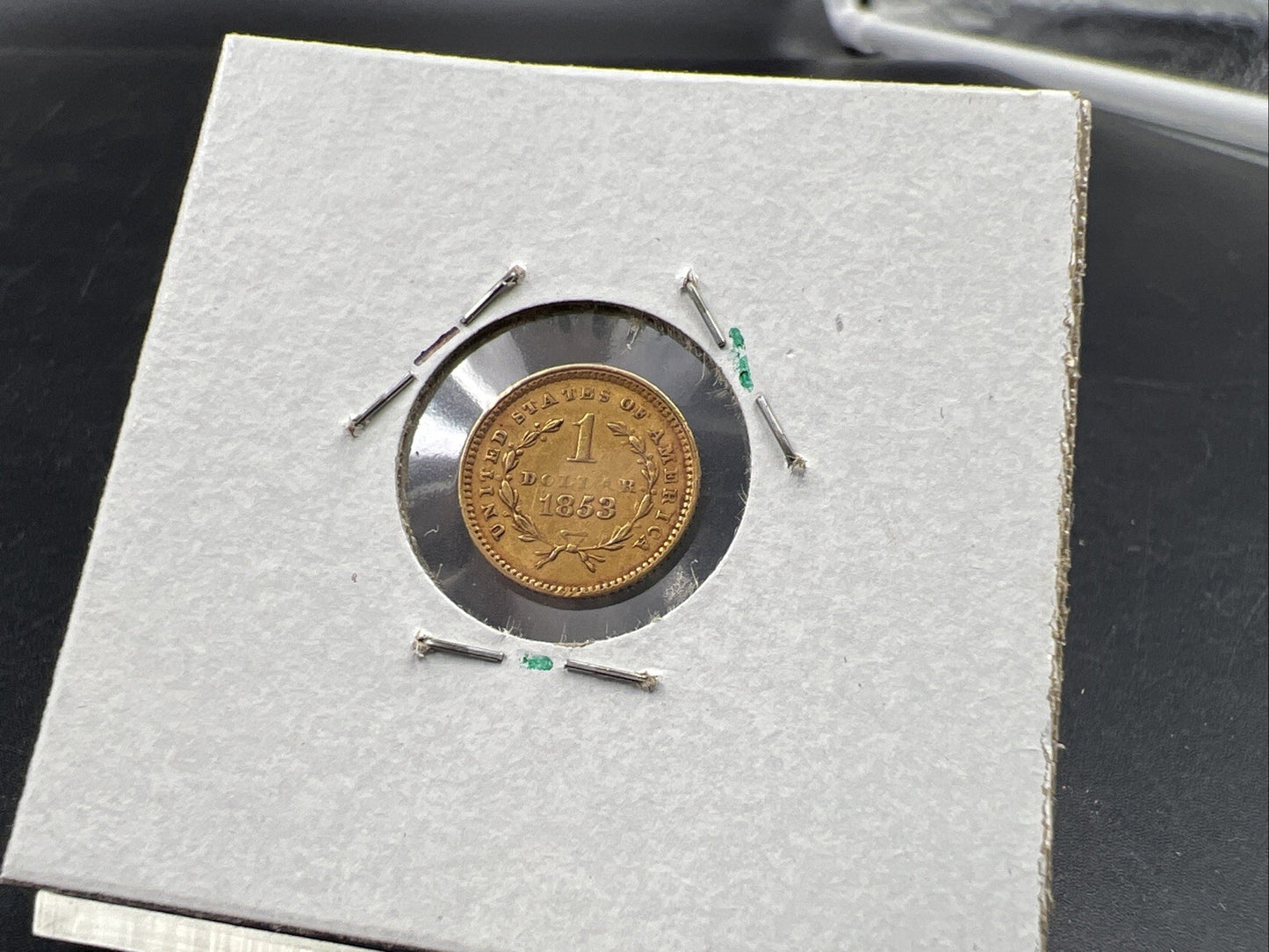 1853 Liberty Head Type I Gold Dollar $1 Choice XF EF Extra Fine Circulated