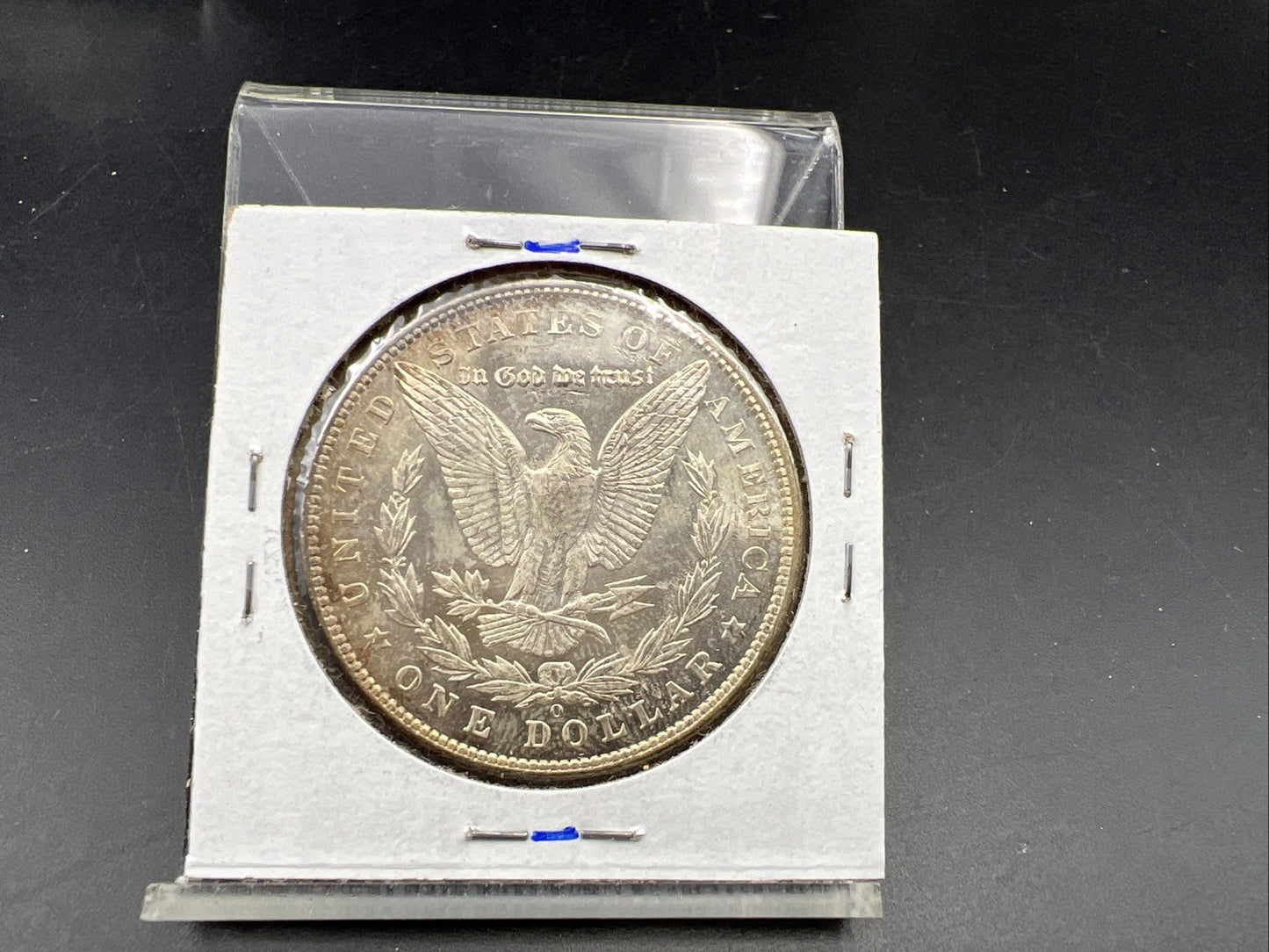 1904 O Morgan Silver Dollar Coin BU UNC uncirculated Neat Toning Toner #A