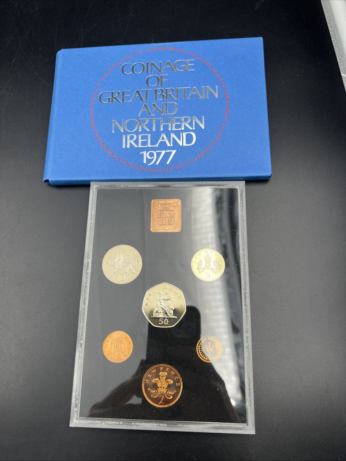 Coinage Of Great Britain And Northern Ireland 1977 Coin Proof Set SKU#C
