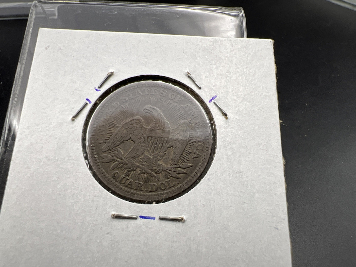 1853 With Arrow & Rays Liberty Seated Silver Quarter VF Very Fine Circulated