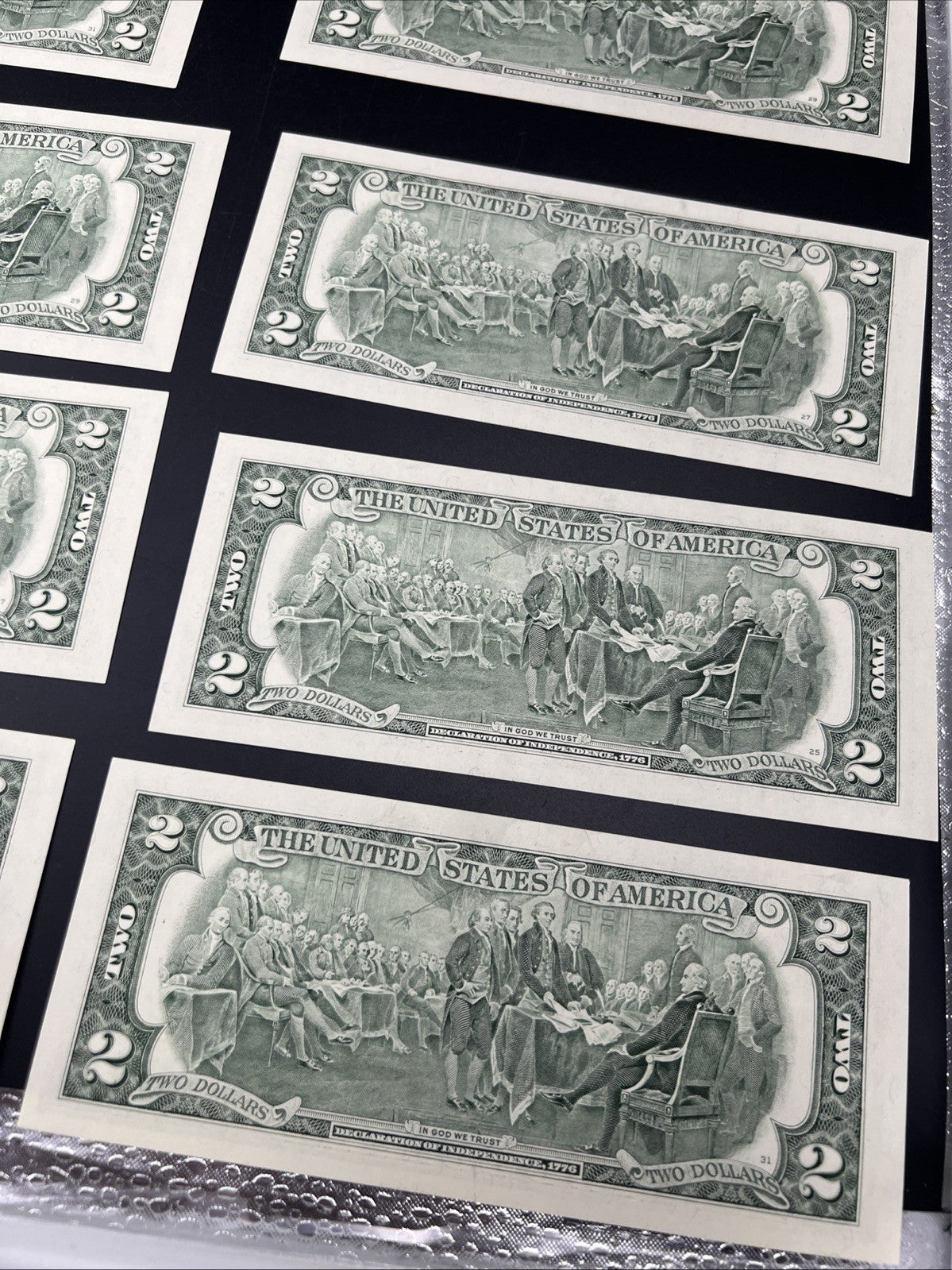 10 Consecutive 2003 A $2 FRN Federal Reserve Notes District H CH UNC #66