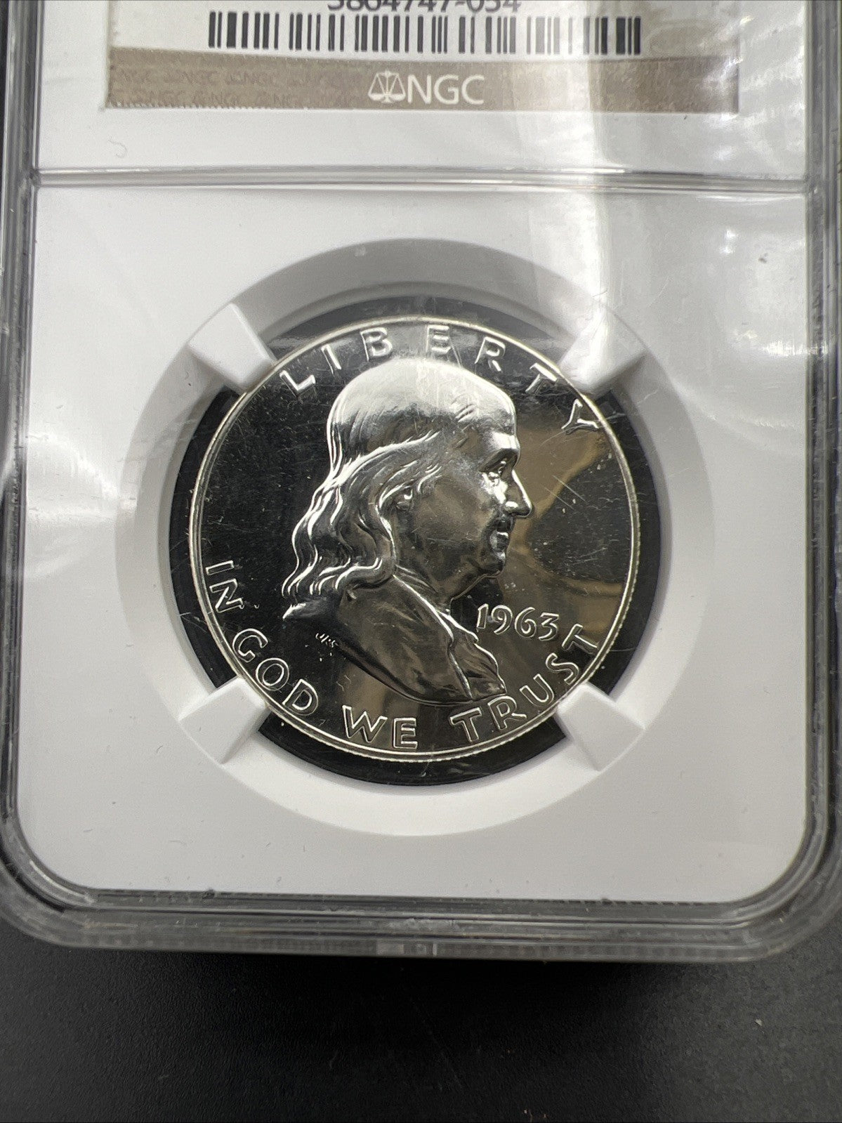 1963 Franklin Silver Half Dollar Coin PF67 NGC Gem Proof Certified