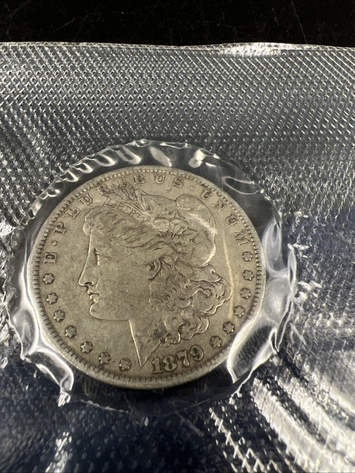 1879 P $1 Morgan Silver Dollar Coin GSA Soft Pack CH VF / XF