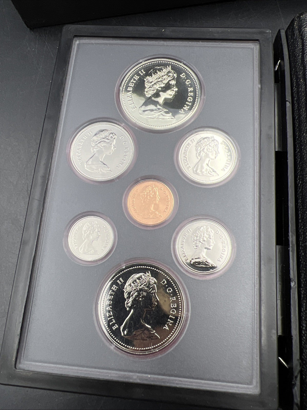 1980 Canada Double Dollar Proof Set Gem Uncirculated Coins W/ Box & COA