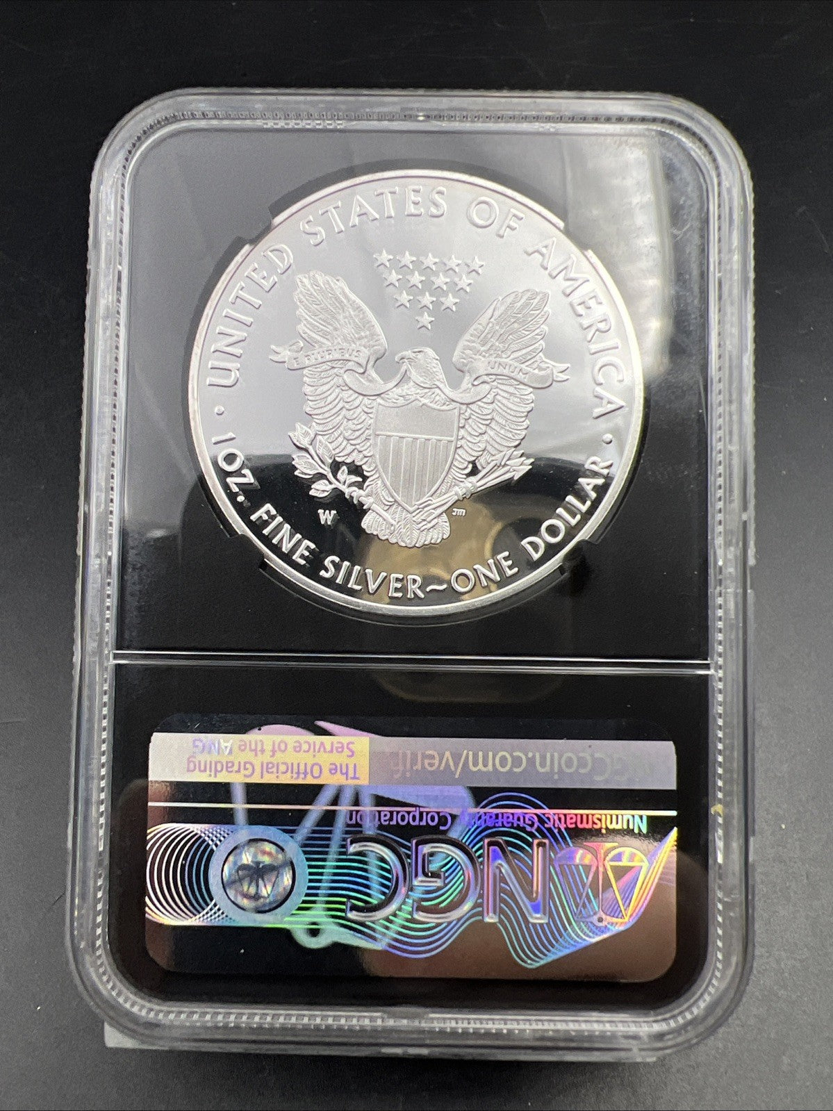 2020 W 1 Oz ASE American Silver Eagle PF70 UCAM FDOI Elizabeth Jones Signature