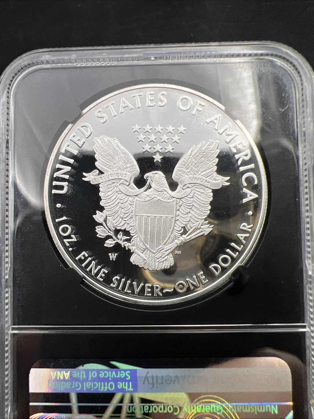 2020 W 1 Oz ASE American Silver Eagle PF70 UCAM FDOI Elizabeth Jones Signature