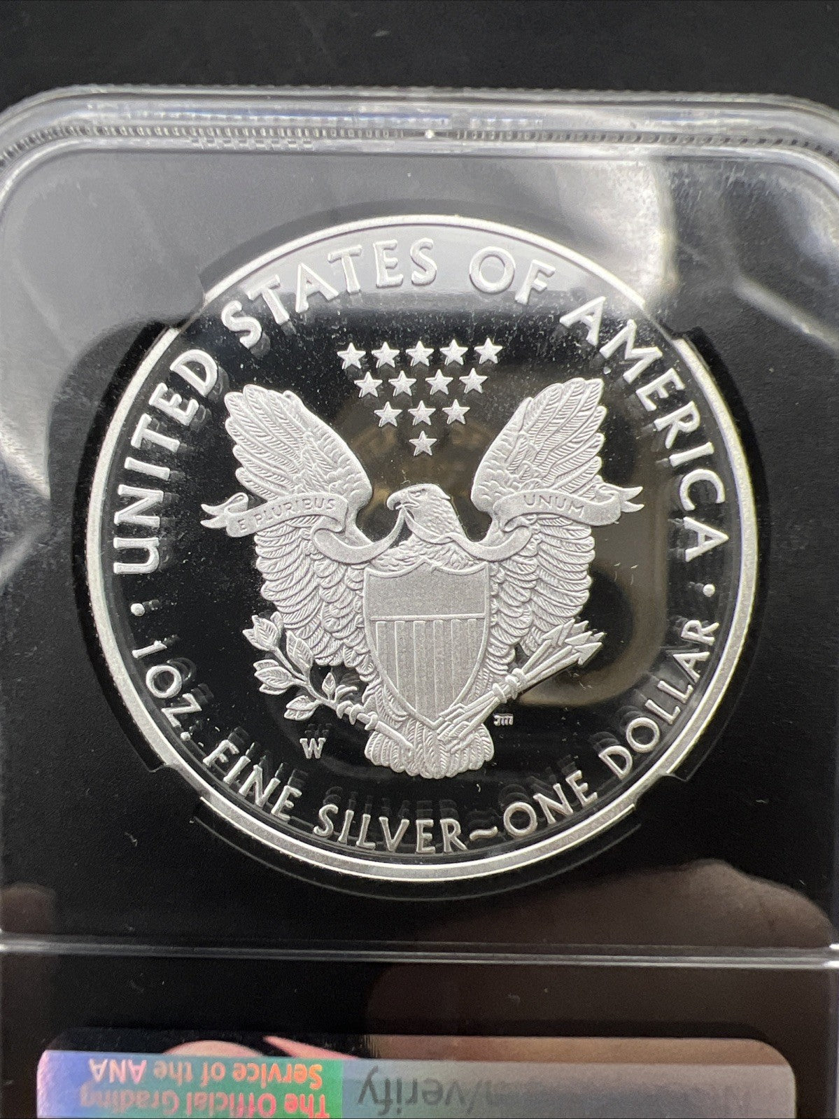 2020 W 1 Oz ASE American Silver Eagle PF70 UCAM FDOI Mercanti Signed Signature