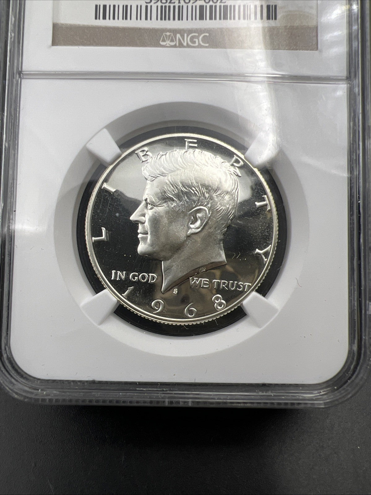 1968 S 50c Kennedy 40% Silver Half Dollar Coin PF68 UCAM Gem Proof Certified #02