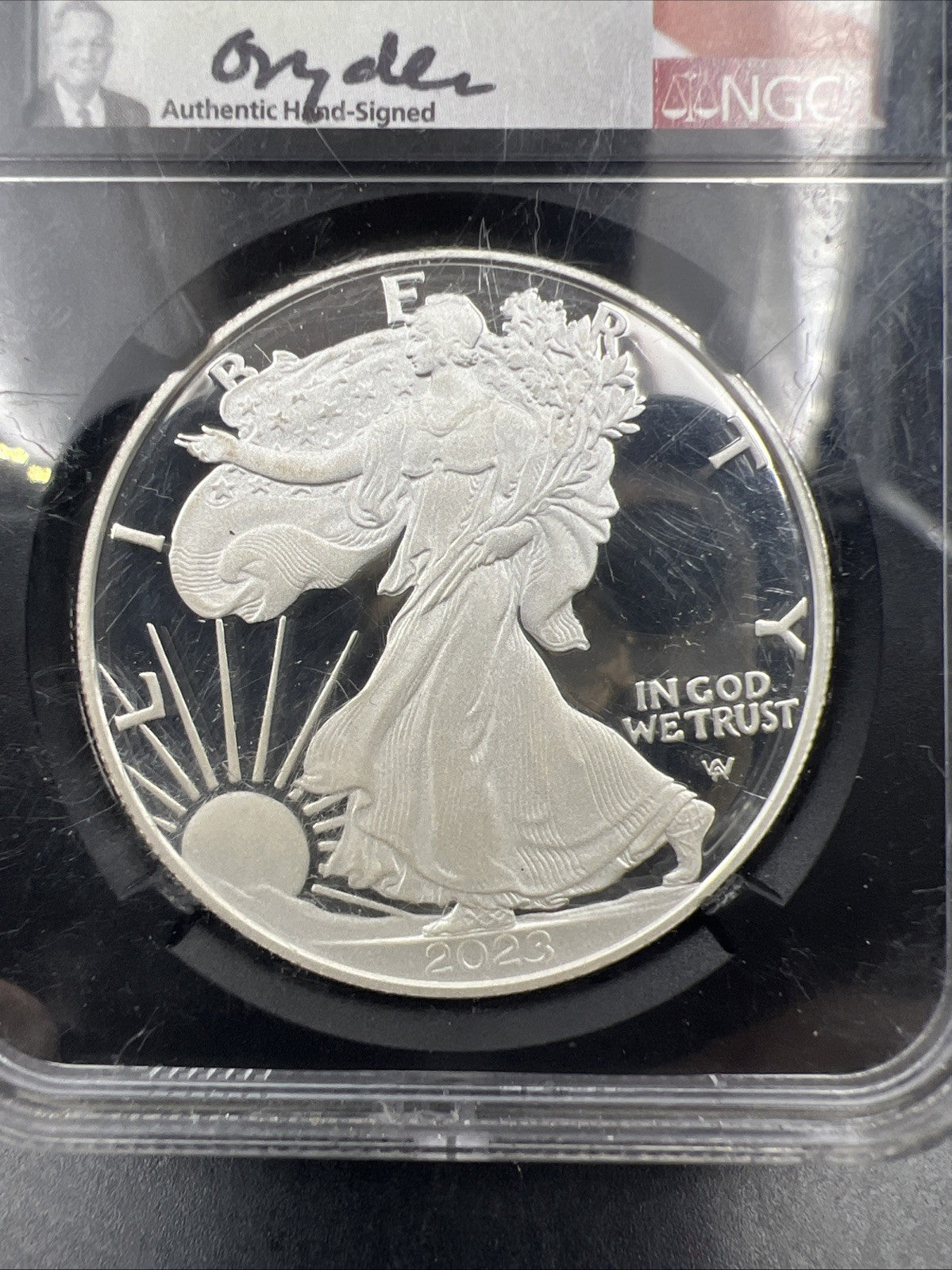 2023 S 1 oz Proof ASE American Silver Eagle Coin NGC PF70 Ryder Signature
