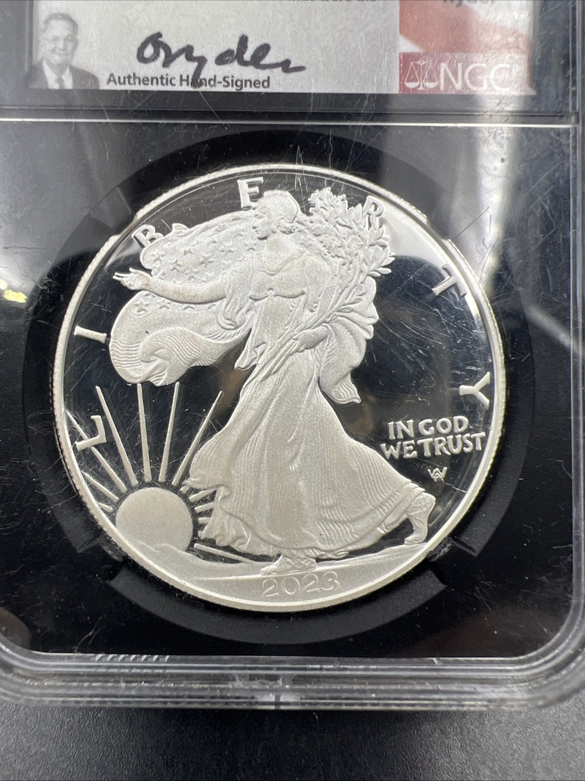 2023 S 1 oz Proof ASE American Silver Eagle Coin NGC PF70 Ryder Signature