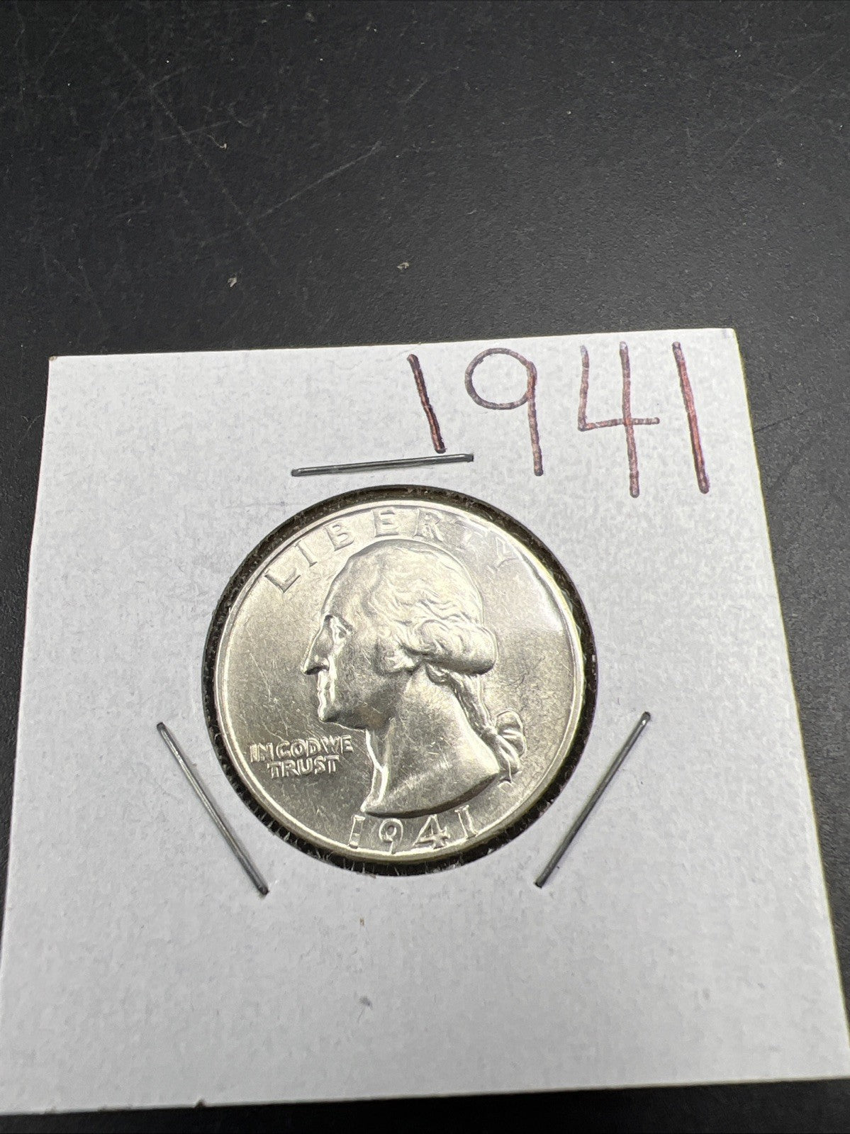 1941 P Washington Silver Quarter Coin AU Details SKU#A