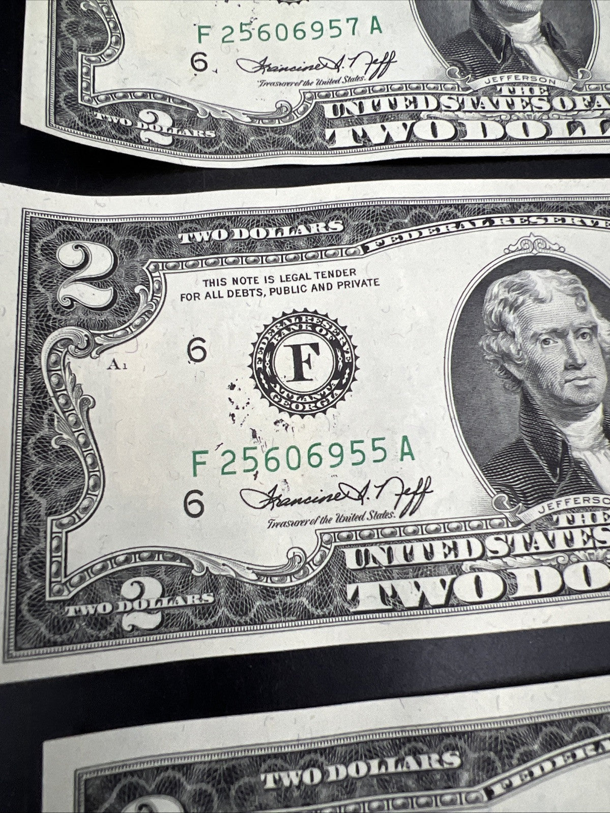 Pack of 50 Bills 1976 Postal $2 Two Dollar FRN Federal Reserve Notes CH AU - CU