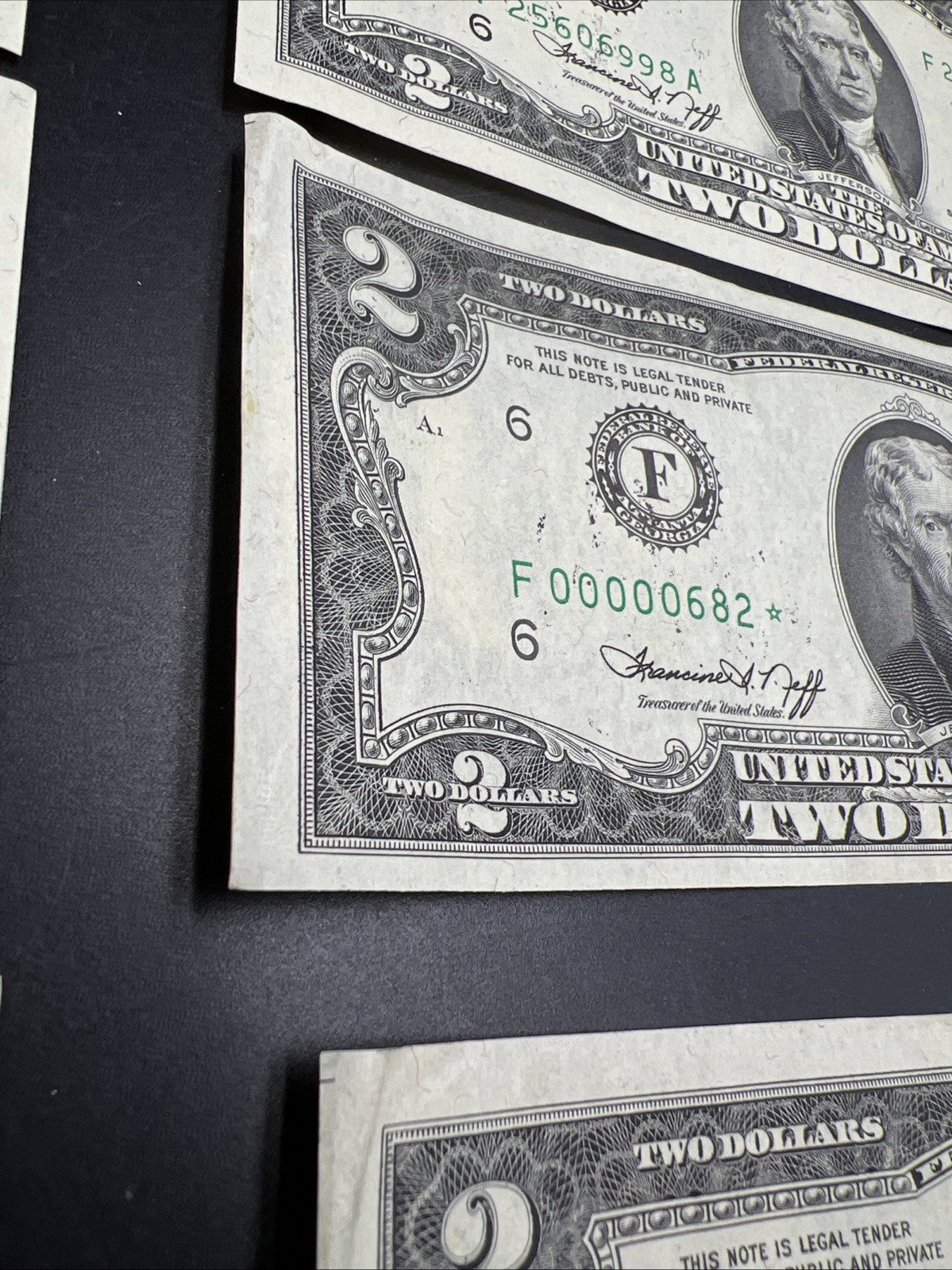 Pack of 50 Bills 1976 Postal $2 Two Dollar FRN Federal Reserve Notes CH AU - CU