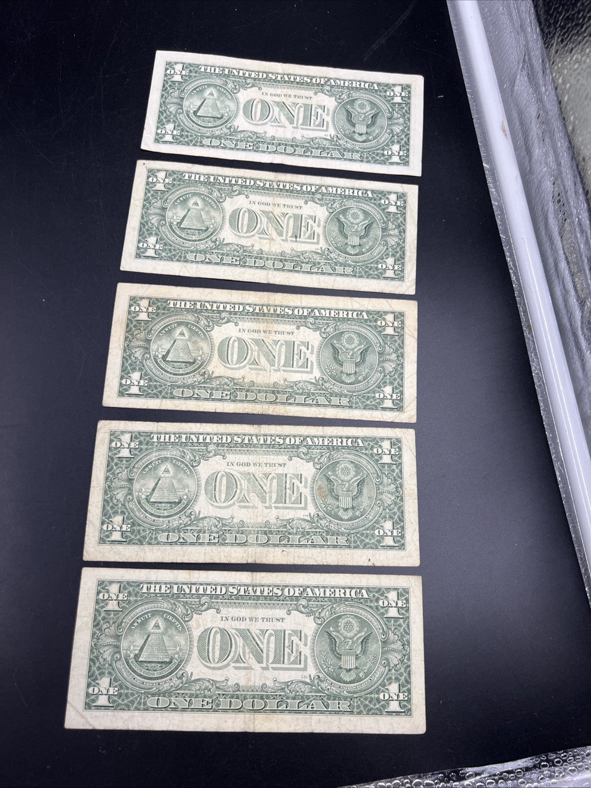 Lot of 5 2003 * Star $1 One Dollar FRN Federal Reserve Notes Circulated #446