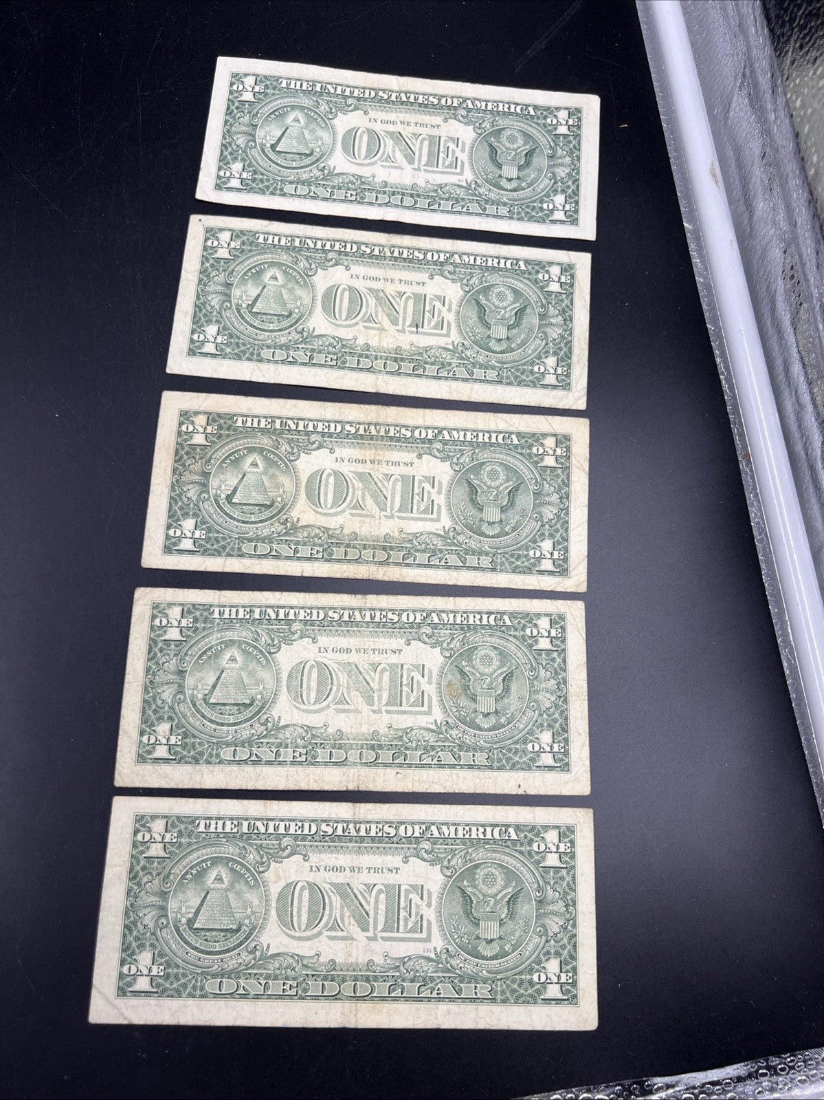 Lot of 5 2003 * Star $1 One Dollar FRN Federal Reserve Notes Circulated #446