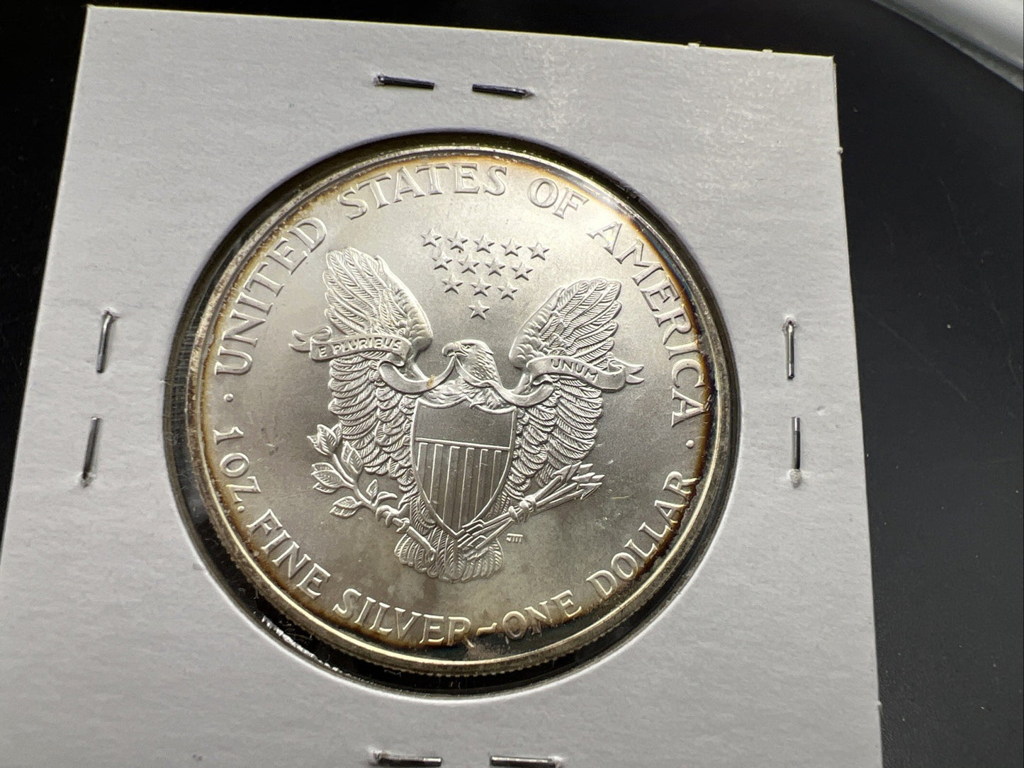 1998 1 Oz American Silver Eagle Gem BU UNC Nice Toning Toner SKU#G