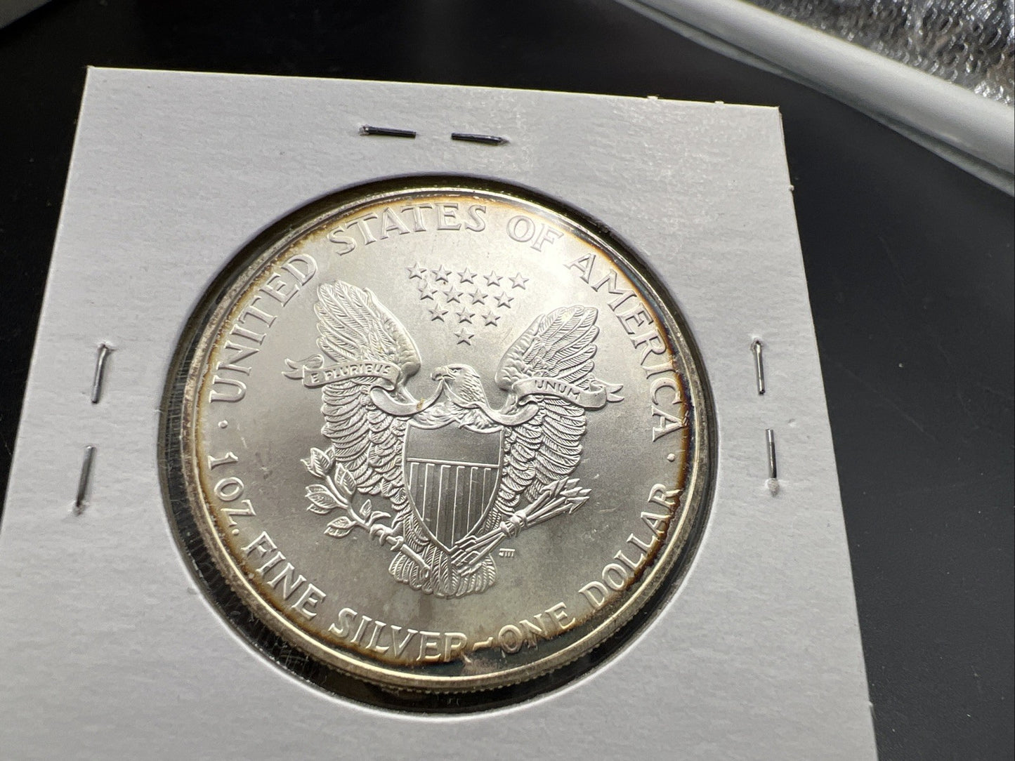 1998 1 Oz American Silver Eagle Gem BU UNC Nice Toning Toner SKU#G