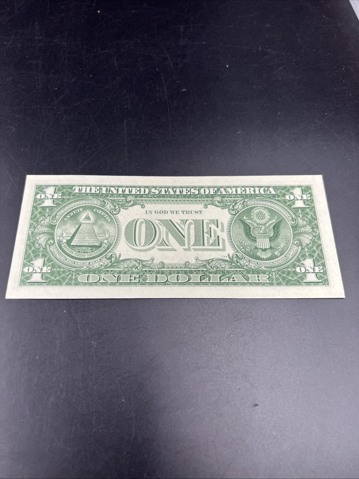 1963 A * Star $1 FRN Federal Reserve Note Green Seal Choice UNC Uncirculated #69