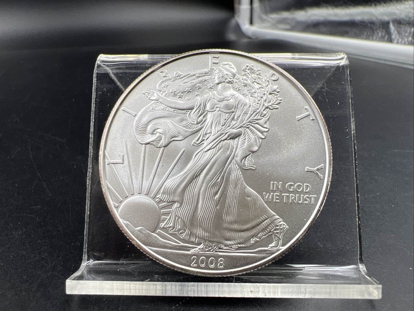 2008 1 Oz American Silver Eagle Gem BU UNC SKU#A