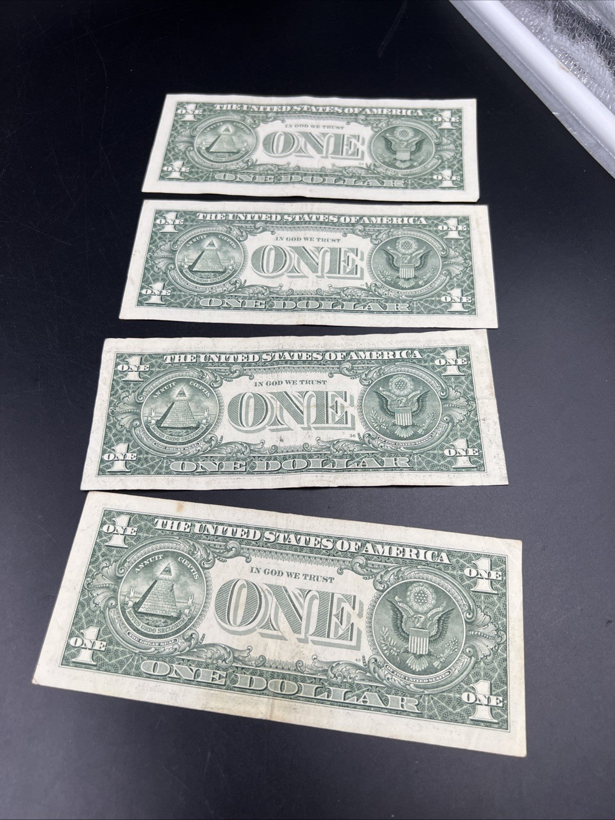 Lot of 4 2017 * Star $1 One Dollar Federal Reserve Notes Circulated #88