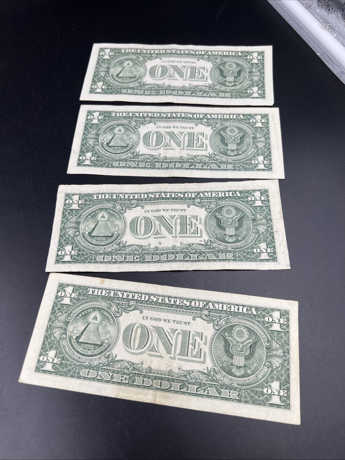 Lot of 4 2017 * Star $1 One Dollar Federal Reserve Notes Circulated #88