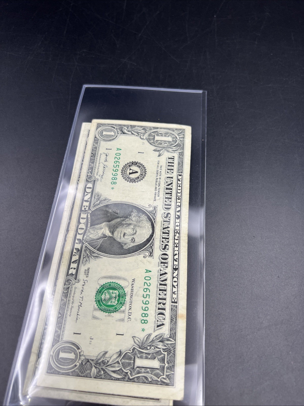Lot of 4 2017 * Star $1 One Dollar Federal Reserve Notes Circulated #88