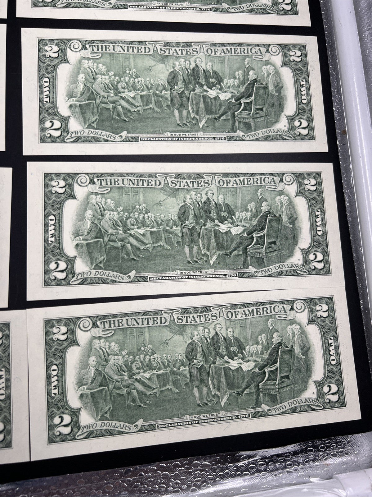 10 Consecutive 2003 Two Dollar FRN Federal Reserve Notes CH UNC I District #11