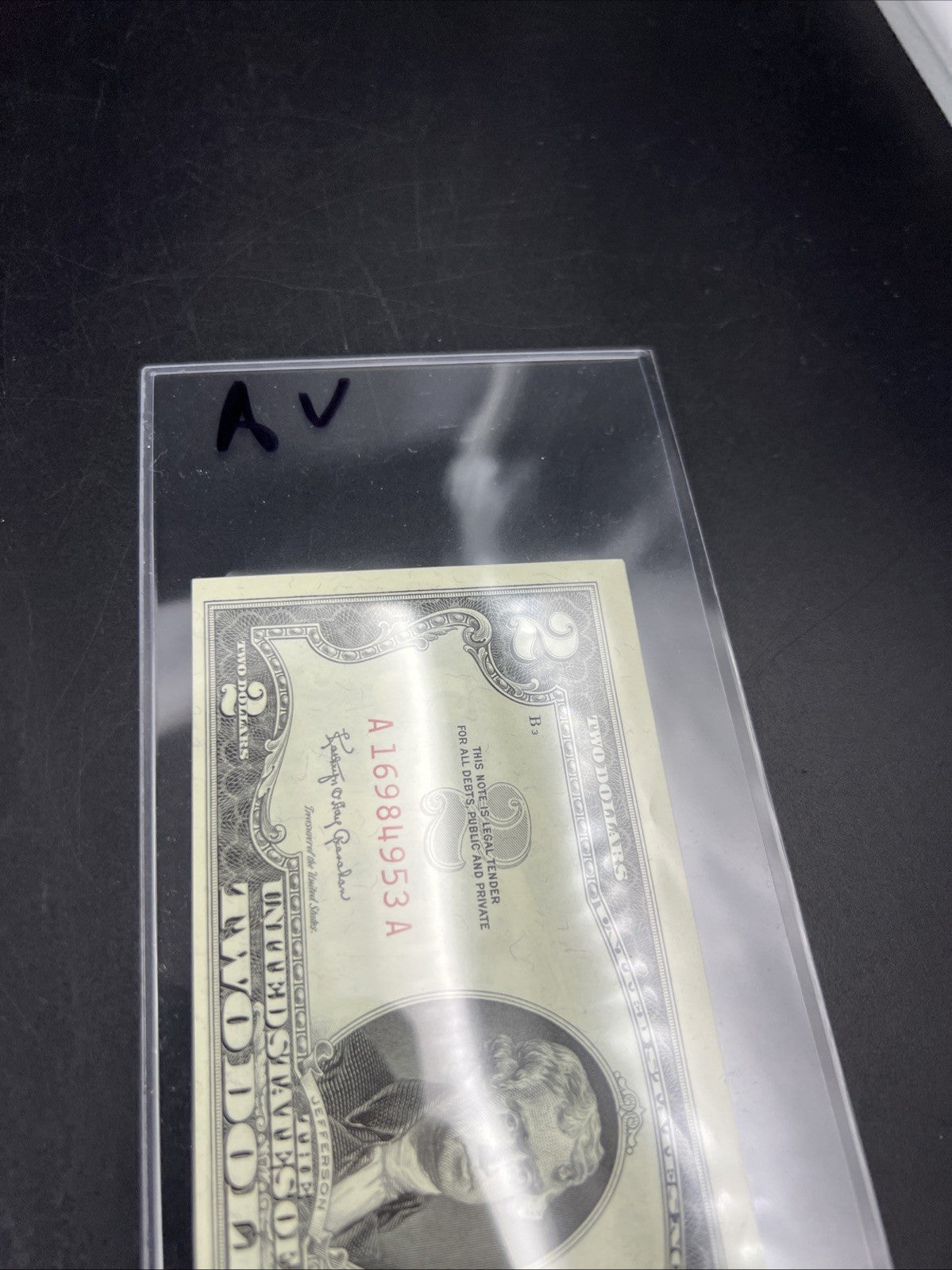 3 Consecutive 1963 A $2 Two Dollar USN United States Notes Red Seal Bills AU #53