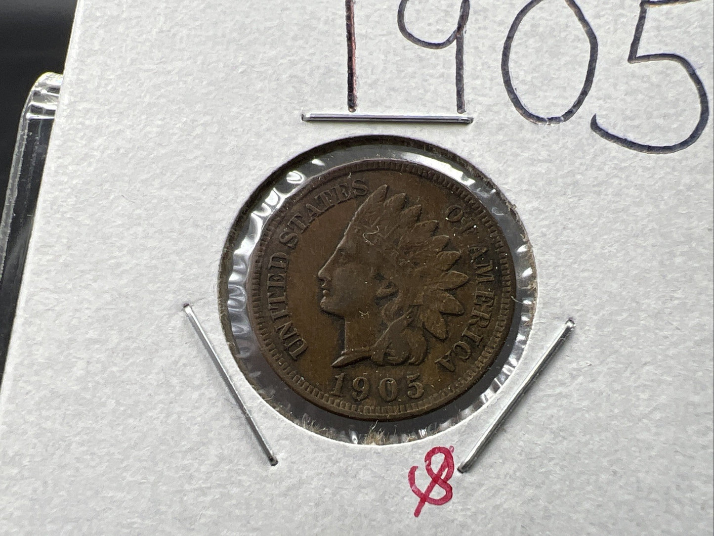 1905 1c Indian Cent Coin Choice VF Very Fine Circ SKU#A