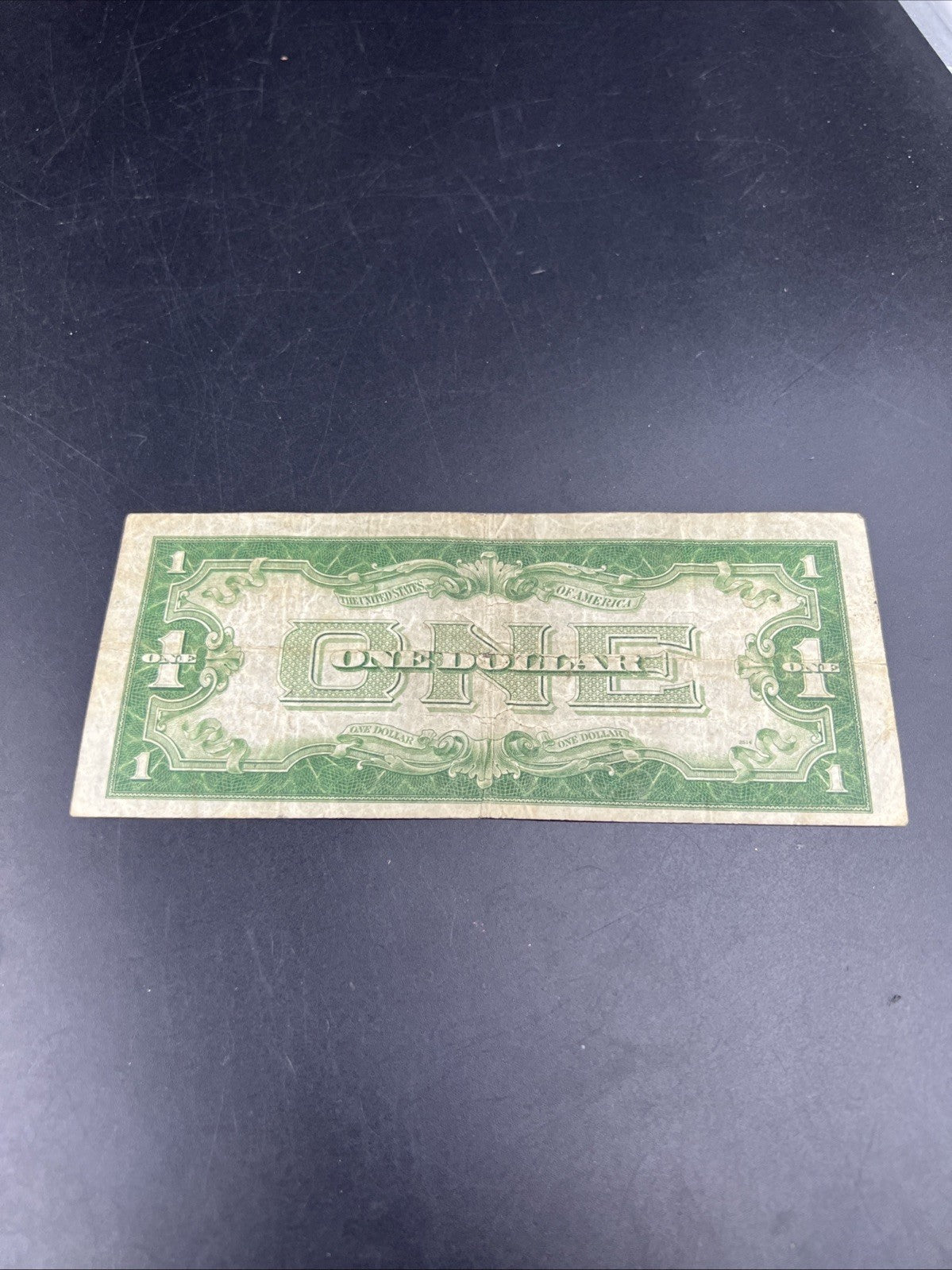 1934 $1 Funnyback Funny Back Silver Certificate Blue Seal CH VG Very Good #37