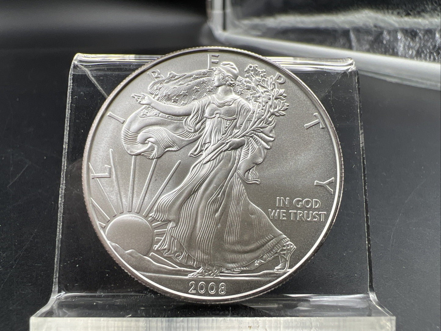2008 1 Oz American Silver Eagle Gem BU UNC SKU#B