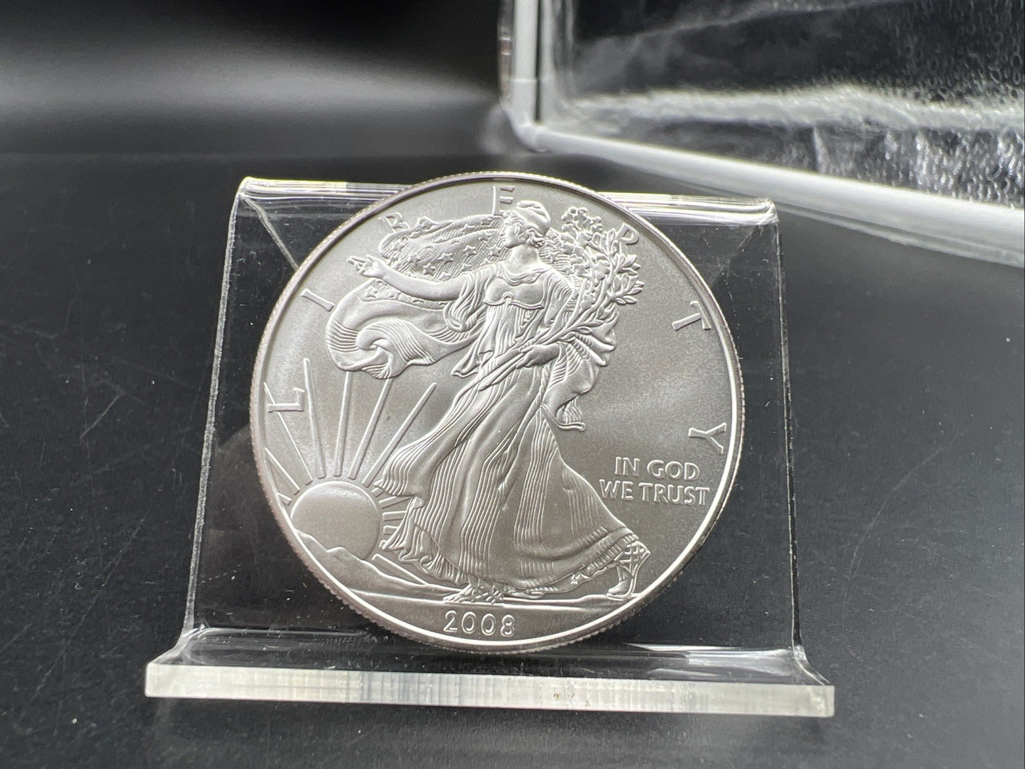 2008 1 Oz American Silver Eagle Gem BU UNC SKU#B